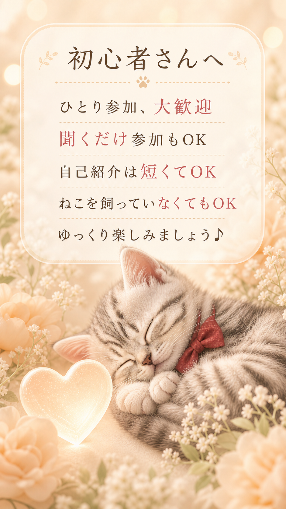 初心者さんへ