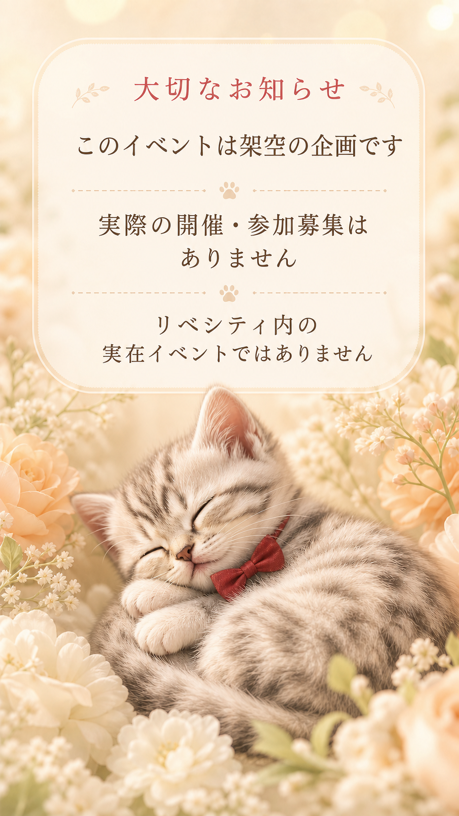 大切なお知らせ